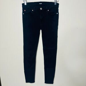 Hudson Krista Ankle Super Skinny Jeans Black Sz 27